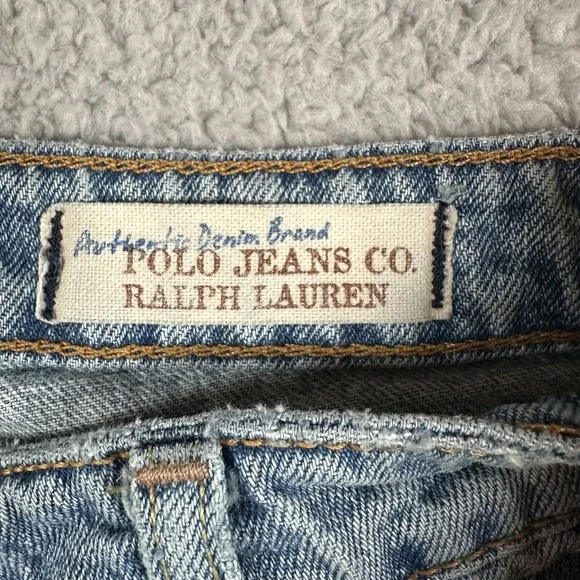 Polo Jeans Co Ralph Lauren Jeans Womens 8 Short Saturday High Rise Straight Deni - Picture 2 of 12